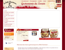 Tablet Screenshot of labellechaurienne.com